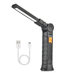 Ліхтар WORKLIG HT-G52-LED+COB, 180º+180º, магніт, гак, ЗУ Type-C  Luxprice