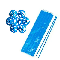 Паличка з тримачем 35 см для кульки синя