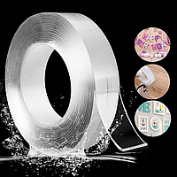 Скотч нано двосторонній NANO Tape 3см х 3м прозорий