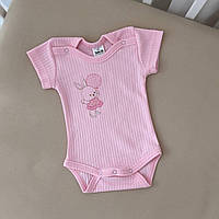 Боді "Зайченятко" к.р. Рожевий Інтерлок арт.91449566  Зріст 56-38(р)