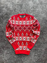 Новорічний светр "Сніжинка" без горла, фото 2