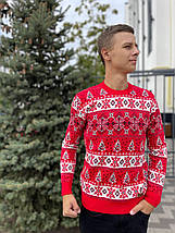 Новорічний светр "Сніжинка" без горла, фото 3