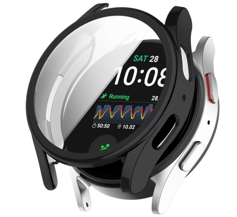 Чохол-накладка DK для Samsung Galaxy Watch7 (L310 / L315) 44mm | Silicone Face Case (black)