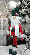 Санта 85см. Гном скандинавський. Ельф інтер'єрний Різдвяний ельф, санта клаус новорічний, іграшка м'ягка