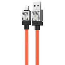 Кабель Baseus CoolPlay Series Fast Charging Cable USB to Lightning 2.4A 1m CAKW000407 Orange, фото 4