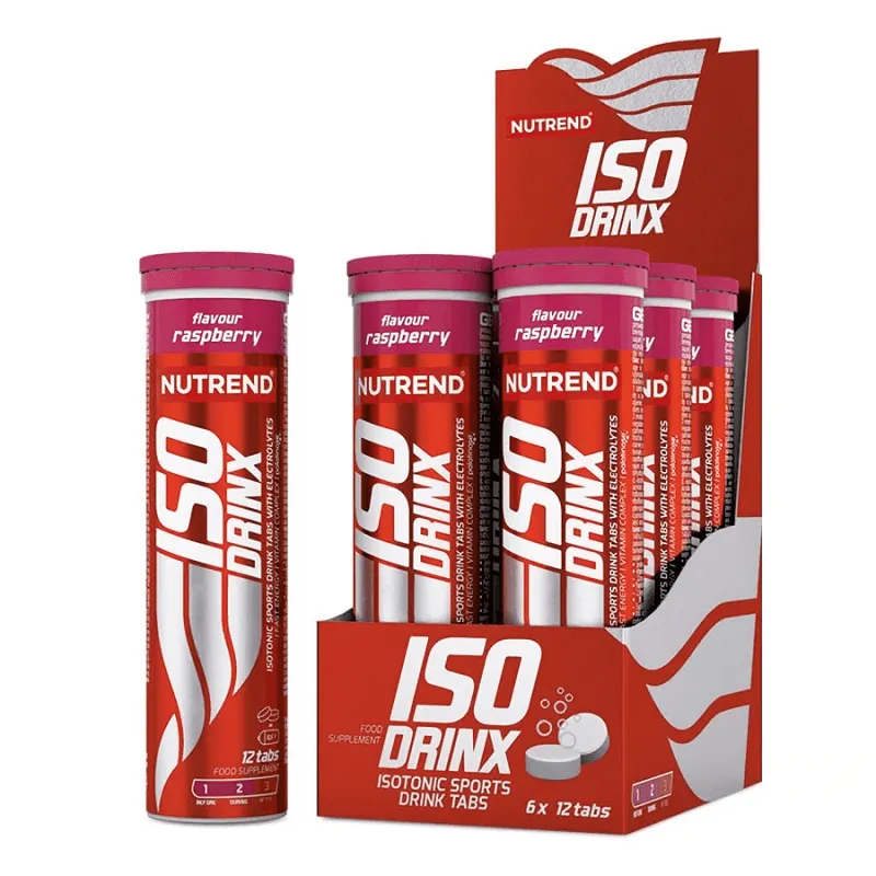 Ізотонік Nutrend IsoDrinx Tabs 12 tabs Raspberry