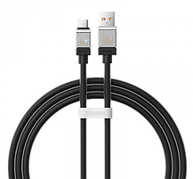 Кабель Baseus CoolPlay Series Fast Charging Cable USB to Type-C 100W 2m CAKW000701 Black, фото 5
