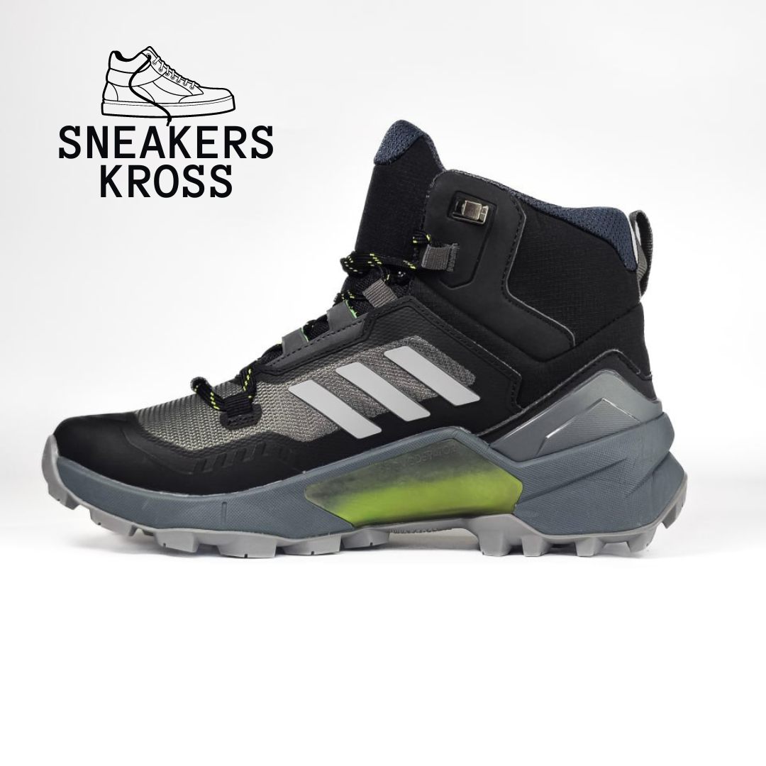 Мужские кроссовки Adidas Terrex Swift R3 Gore-Tex Grey Black Winter ...