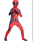 Костюм / Комбінезон + Балаклава + рукавички Дедпул Deadpool дитячий (S-100-110 см), фото 2