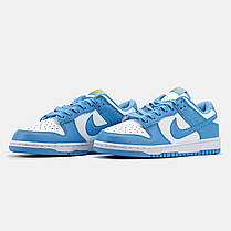 Кросівки Nike SB Dunk Low Blue White / Найк СБ Данк Низькі Сині з Білим, фото 5
