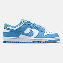 Кросівки Nike SB Dunk Low Blue White / Найк СБ Данк Низькі Сині з Білим, фото 3