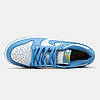 Кросівки Nike SB Dunk Low Blue White / Найк СБ Данк Низькі Сині з Білим, фото 10