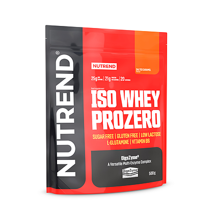 Протеїн Nutrend Iso Whey Prozero 500 g Salted Caramel, фото 1