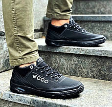 Кросівки ЗИМНІ чоловічі на хутрі Чорні Туфлі (розміри: 40,41)