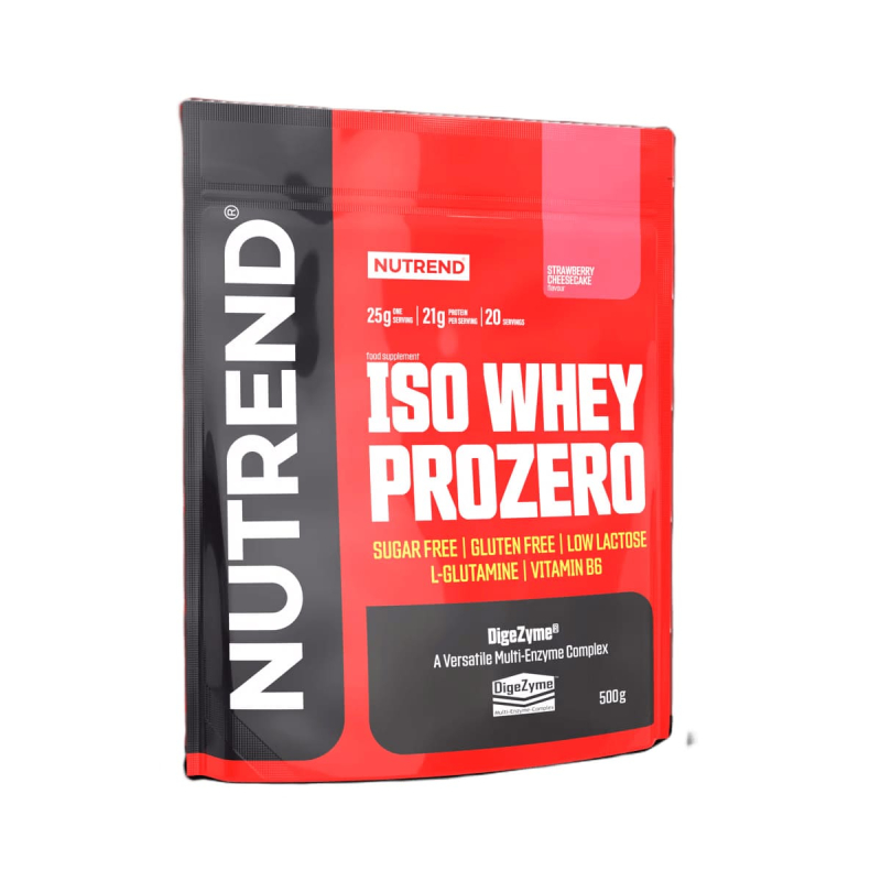 Протеїн Nutrend Iso Whey Prozero 500 g Strawberry Cheesecake