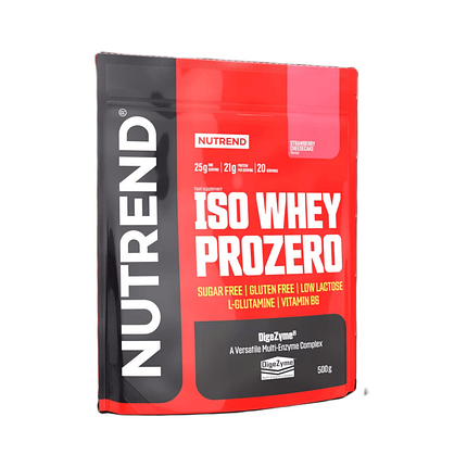 Протеїн Nutrend Iso Whey Prozero 500 g Strawberry Cheesecake, фото 1