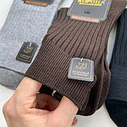 Чоловічі високі кашемірові теплі шкарпетки Корона (асорті), фото 4