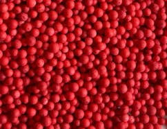 Пінопластові кульки 2-4 мм (0,5 л) Червоний