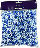 Пінопластові кульки 6-9 мм (14 г.) Синьо-блакитний мікс