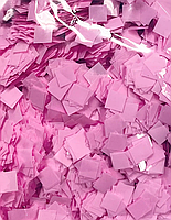 Конфетті "Квадратик" рожеве, 50 г