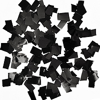 Конфетті "Квадратик" чорне, 50 г