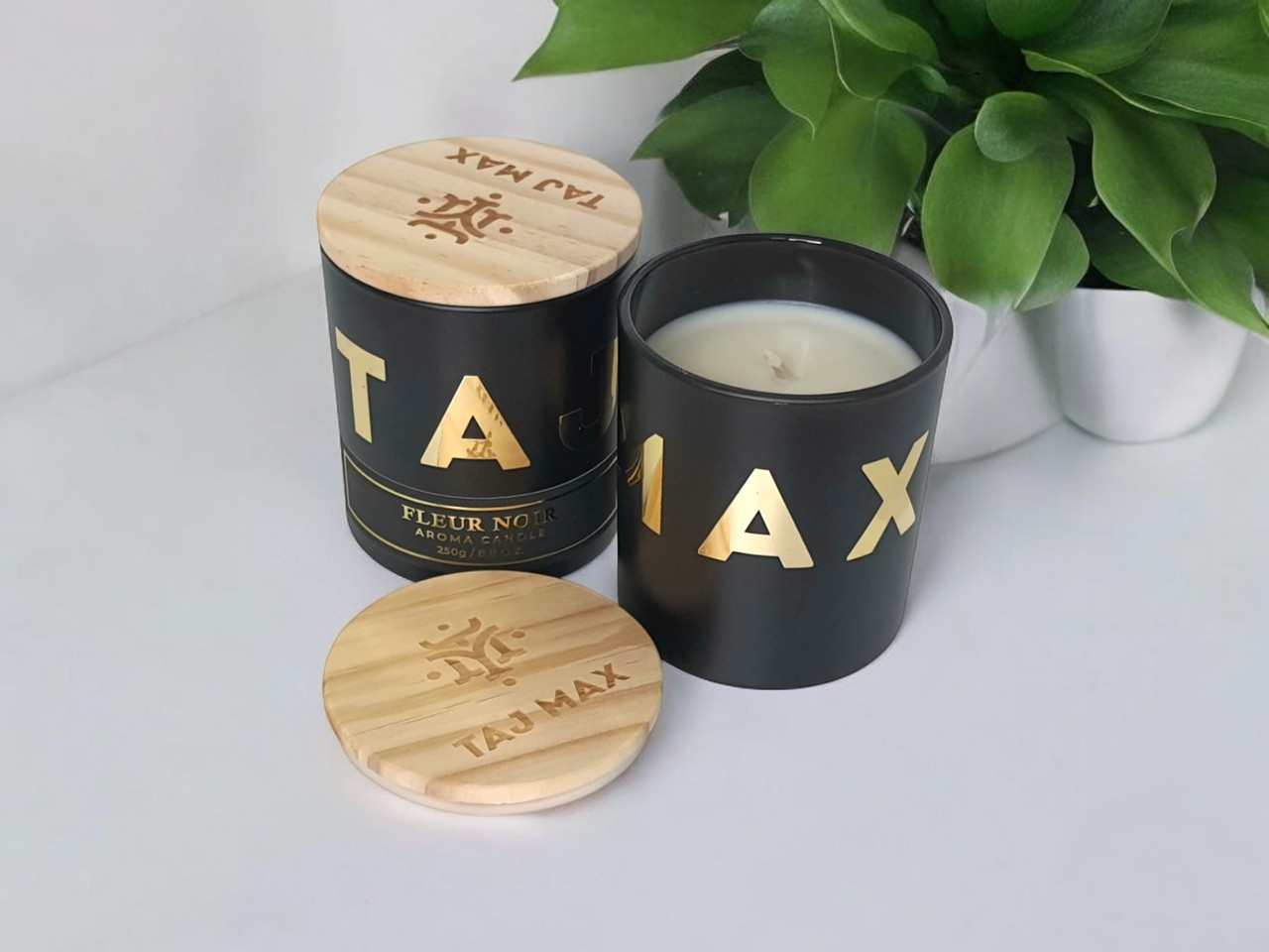 Ароматична свічка "FLEUR NOIR" Taj Max 250g, фото 1