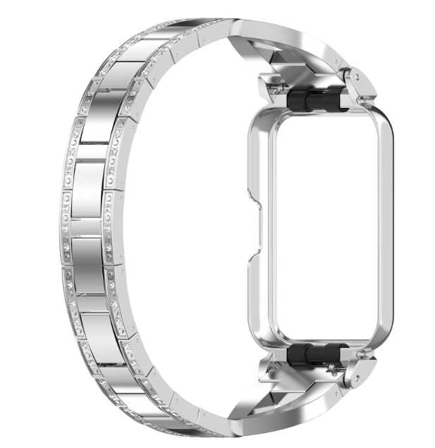 Ремінець-бампер DK для Samsung Galaxy Fit3 (R390) | Metal Band Fitlink Diamond (silver), фото 1