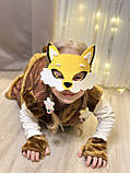 Маскарадна маска "Лисиці", маска з фетру лисиці, дитяча маска, костюм лисиці, морда лисиці, маска лисиця, фото 2