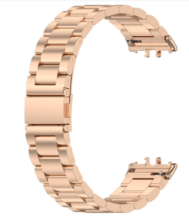 Ремінець DK для Samsung Galaxy Fit3 (R390) | Metal Band Fitlink (rose gold), фото 1