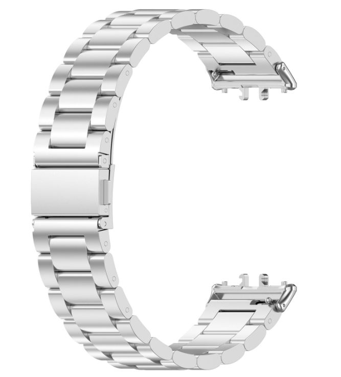 Ремінець DK для Samsung Galaxy Fit3 (R390) | Metal Band Fitlink (silver), фото 1