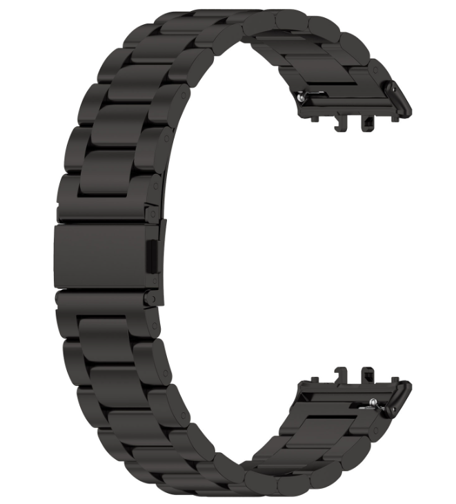 Ремінець DK для Samsung Galaxy Fit3 (R390) | Metal Band Fitlink (black), фото 1