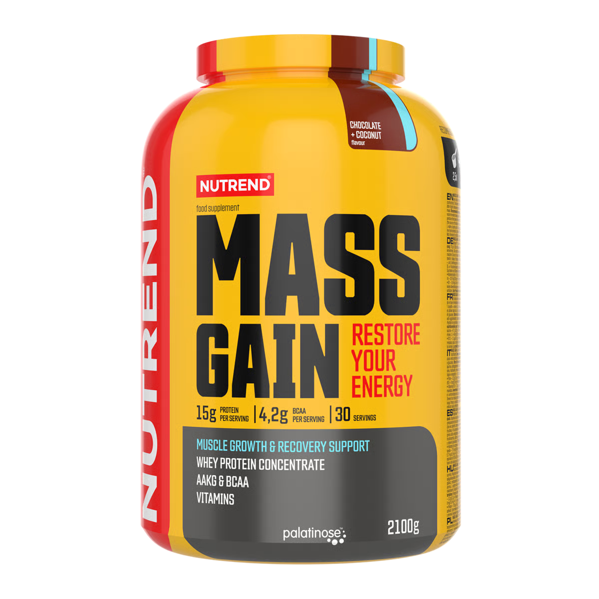 Гейнер Nutrend Mass Gain 2250 g Chocolate Сoconut