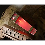 Маячок E-lite IR Velcro Safety водонепроникний інфрачервоний на каску, фото 7