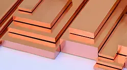 Шина мідна МШТ10х60х3000 мм.