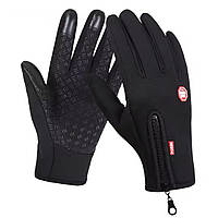 Теплі сенсорні непродуваємі рукавички WindStop