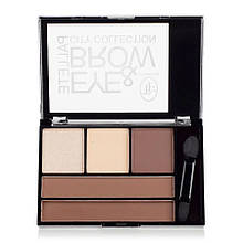 Палітра тіней для очей і брів FT COSMETICS Make up City Collection TE28 №02