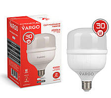 LED лампа VARGO 30W E27 6500K 100*159мм 220V (V-111895)