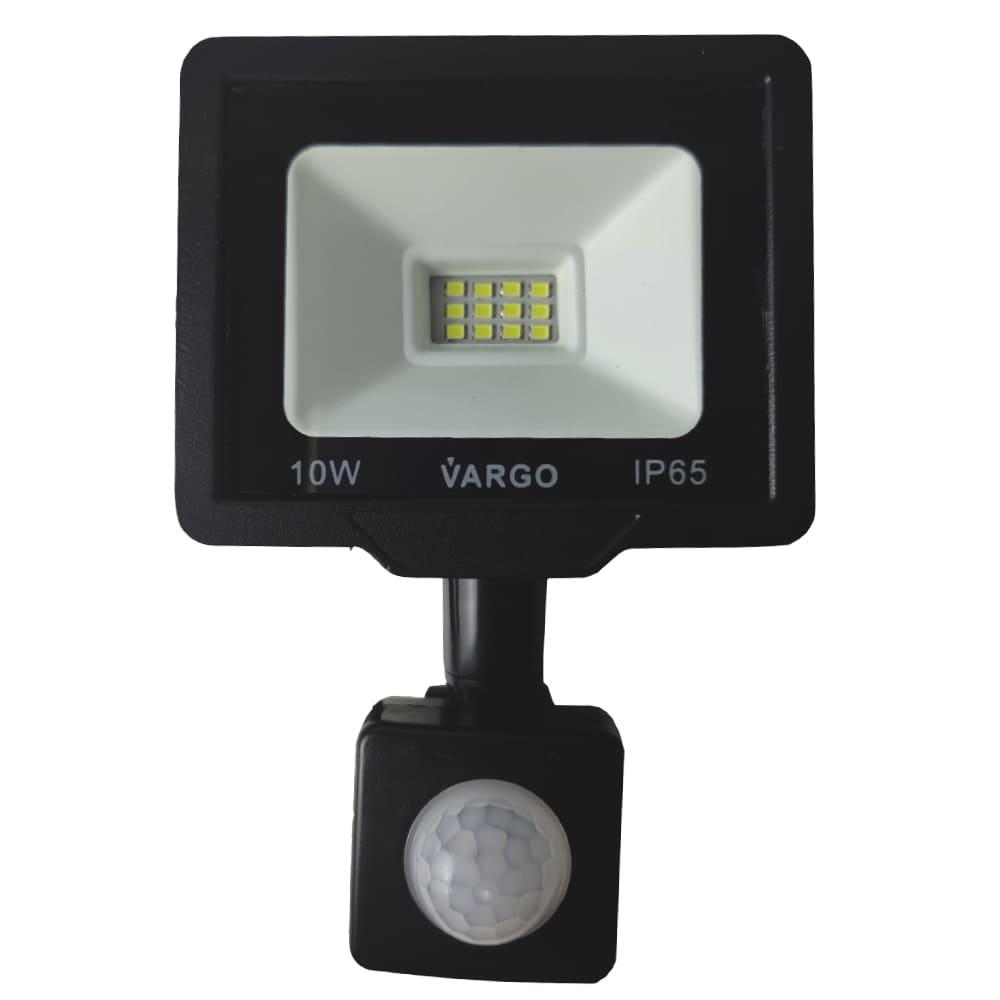 LED прожектор з датчиком руху VARGO 10 W 220 V 6500 K (V-330310), фото 1
