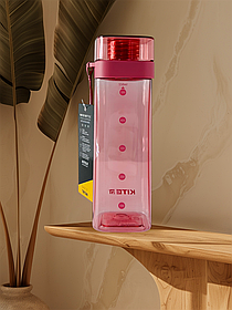 Пляшечка рожева для води квадратна 550 мл (К24-1209-3) Kite