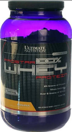 Купити протеїн-Спортивне Харчування Prostar Whey 100% 907 р банан, фото 1