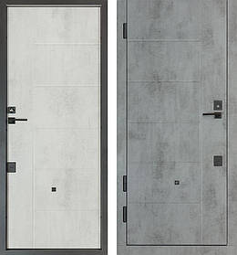 Вхідні двері Revolut В-434, модель 155. Колір: оксид темний/оксид світлийий