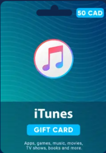 Подарочная карта iTunes Apple / App Store Gift Card на сумму 50 CAD ...