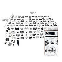 Скатертина святкова 137х183 см "Котики"