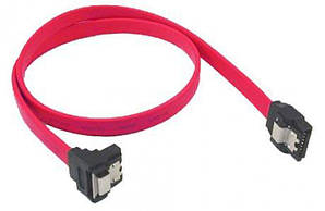 Кабель передачи данных SATA-DATA 50 см угловой с защелкой