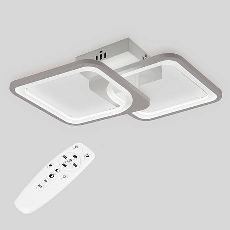 Стельова LED люстра, світлодіодний світильник білий Sunlight W8036/2, фото 1
