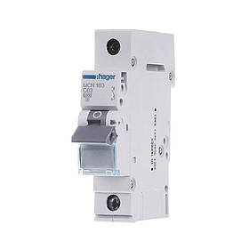 Автоматичний вимикач 1P 6kA C-63A 1M MCN163