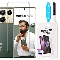 Захисне скло DK для Infinix Note 40 Pro/ Note 40 Pro+ | UV Curved (clear)