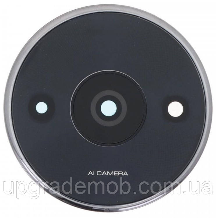 Скло камери Xiaomi Redmi A3 з рамкою чорного кольору, фото 1