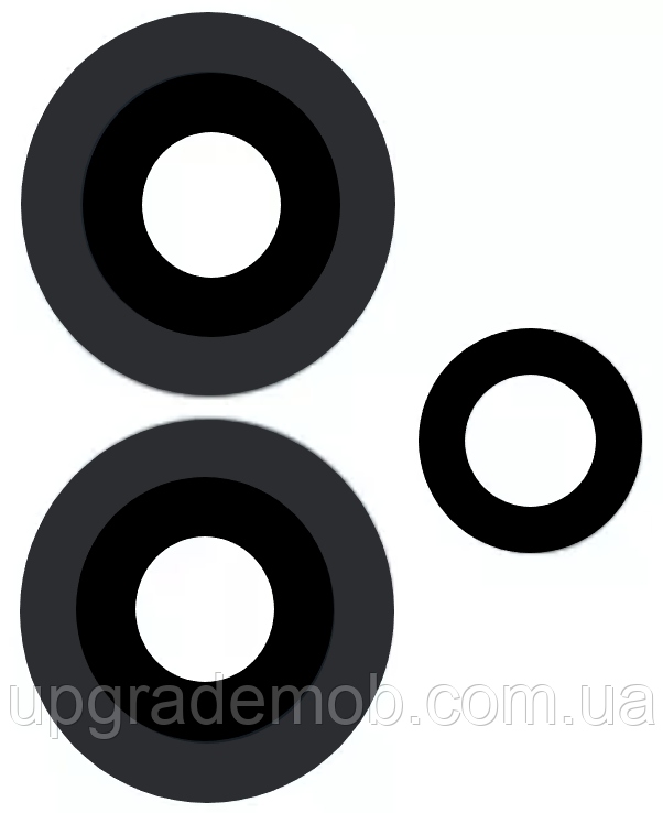 Скло камери Xiaomi Redmi Note 12 5G без рамки комплект 3, фото 1