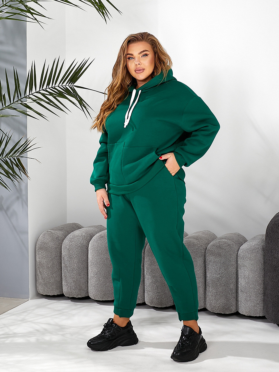 Костюм із флісу ступінчастого крою, фото 1